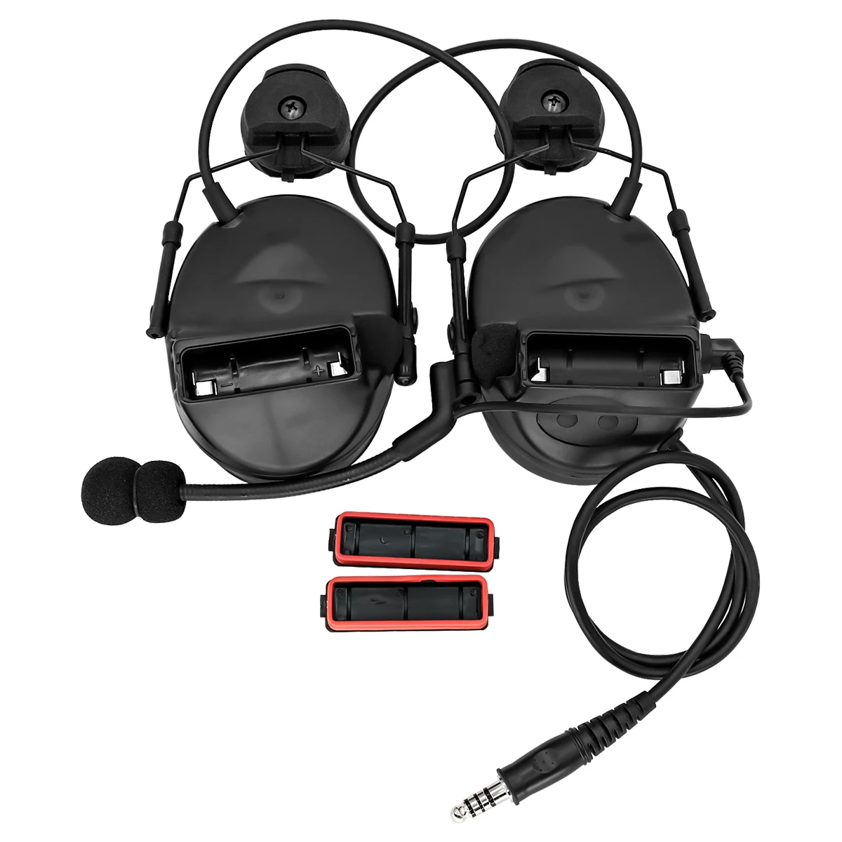 TAC -SKY COMTAC II тактическая гарнитура с адаптером для дуговой рейки, Защита слуха, наушники для страйкбола, шумоподавляющие наушники для стрельбы