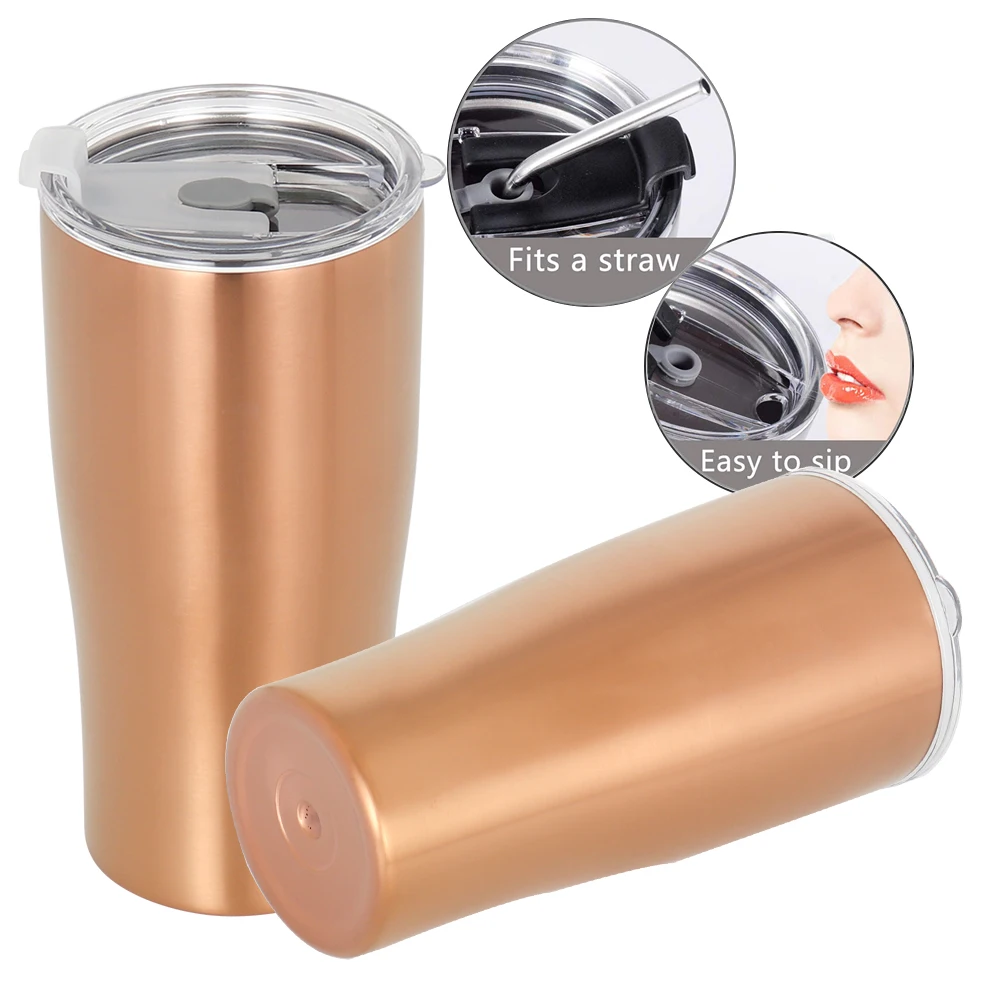 Стакан из нержавеющей стали с двойной стенкой 20 унций с вакуумной изоляцией Amazon