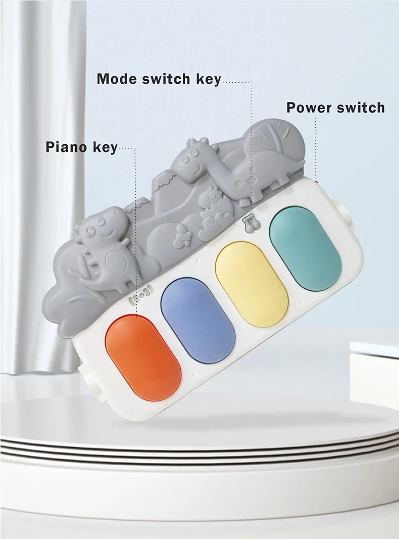 Multifunctional Infant Musical play mat toy multi-function baby piano gym mat