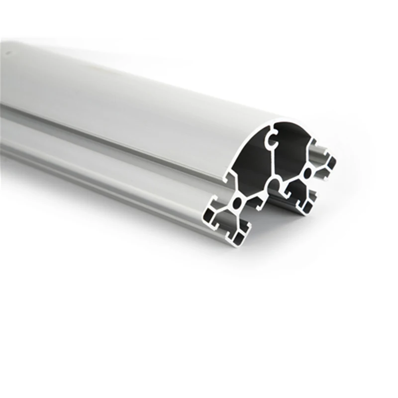 Custom metal aluminium al alloy anodized cnc extruded extrusion black industrial aluminum profiles manufacturer