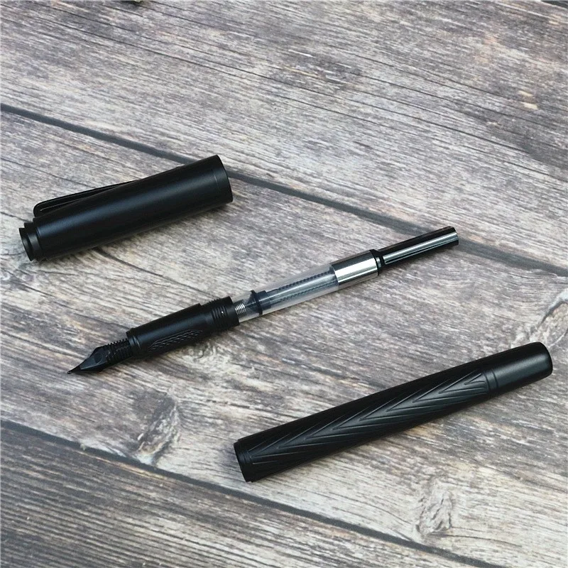 HERO Black warrior pen men and women full metal students practice business signature luxury fountain pen