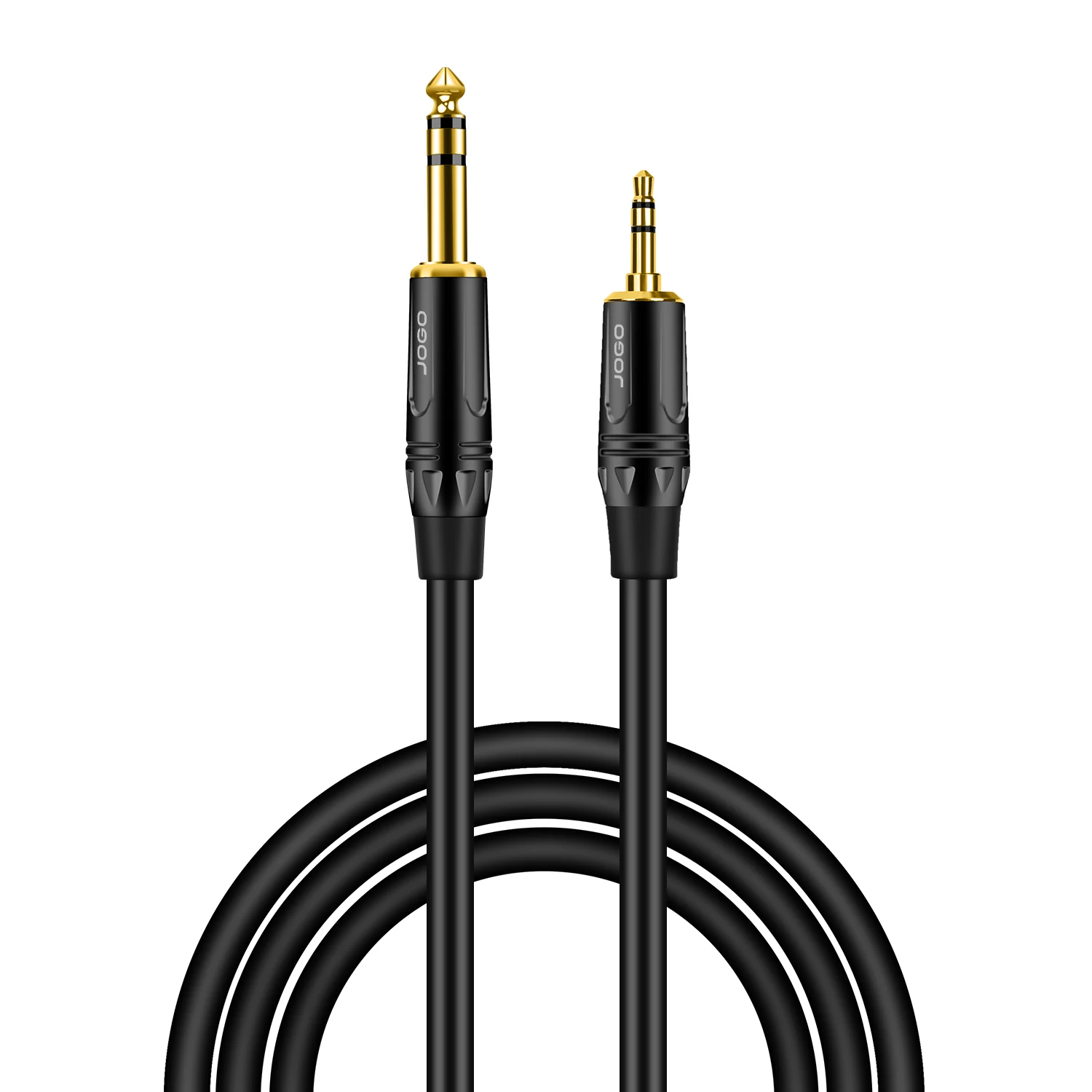 3.5mm Stereo Plug to 6.35mm Stereo Plug, TRS Stereo Audio Cable