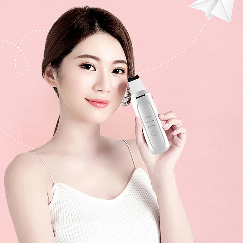 Facial skin cleaner ultrasonic skin scrubber machine hot sale for TV shopping