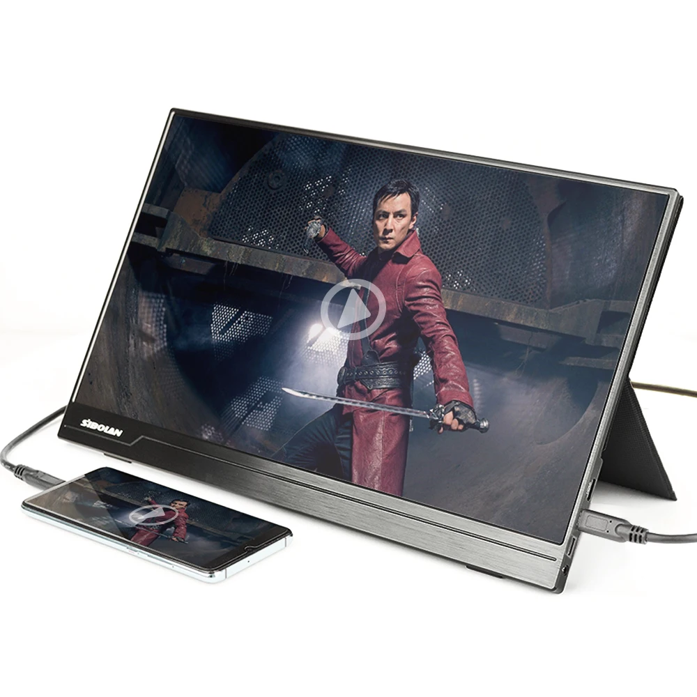 Typc-c Тип интерфейса Hd ВХОД промышленное настенное крепление Ips 14 дюймов Usb C Hdr портативный монитор для ноутбука Tft Lcd 1 год