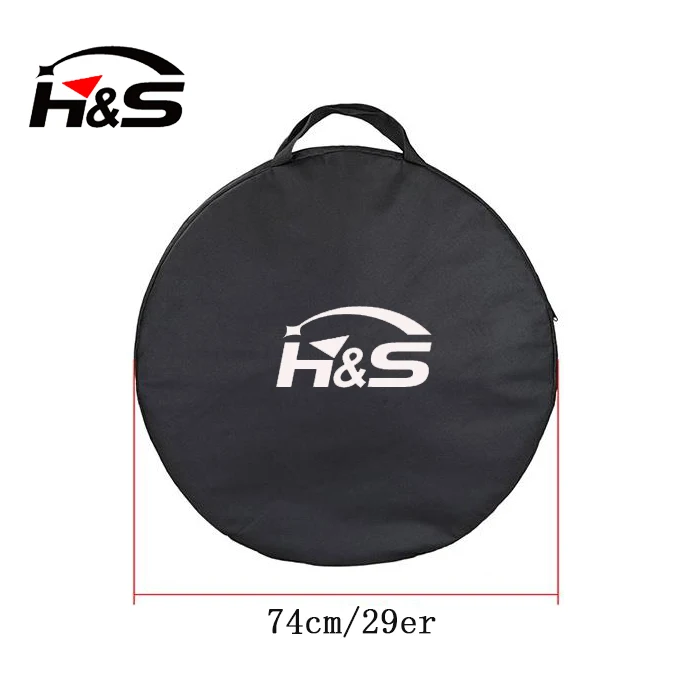 Padded Double Wheel Bag 700C 29er Holds Two Wheels Separate Padded Compartments