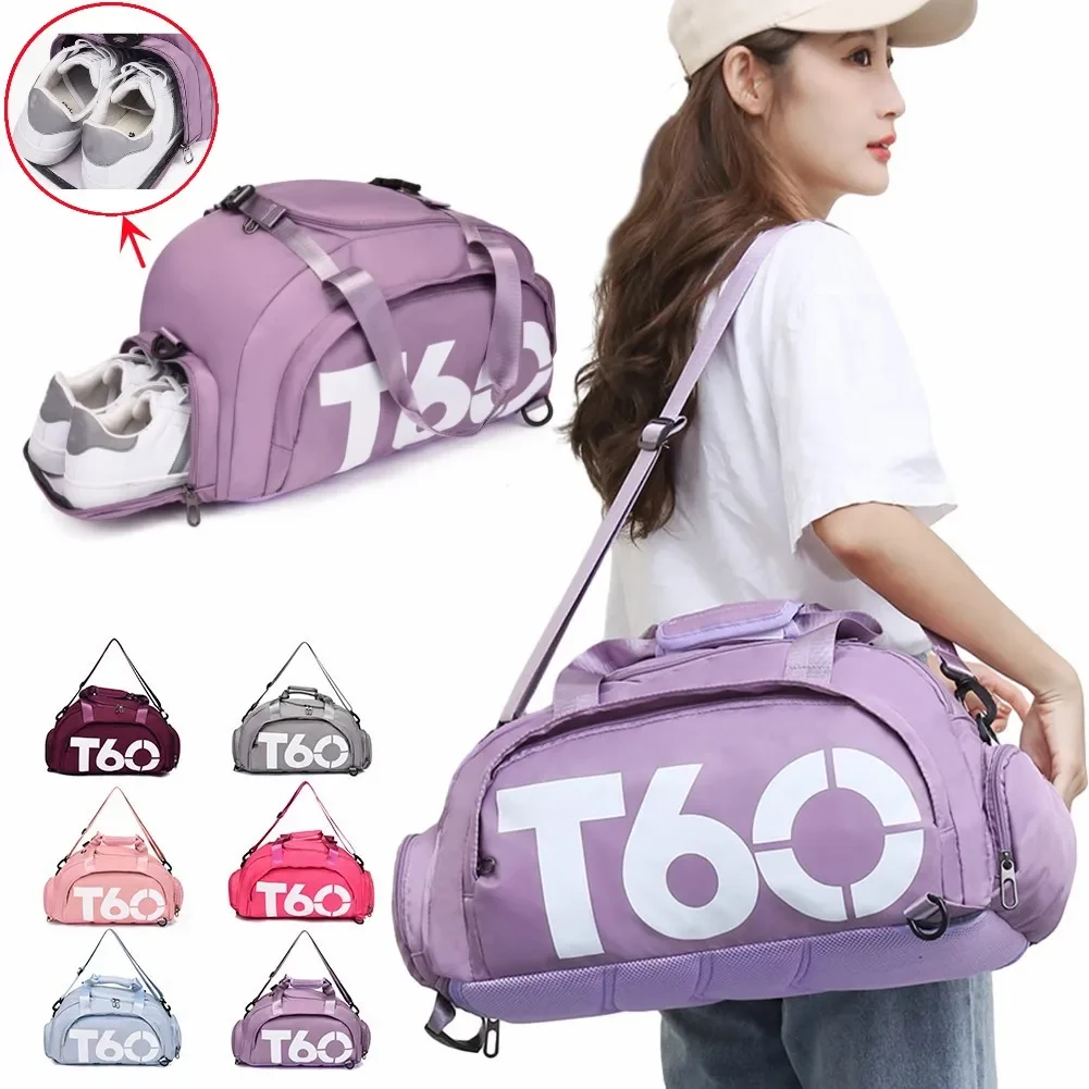 2024 New YCH Custom Nylon Portable Durable Travel Bag for Gym Exercise Waterproof Fabric Gym Bag with Branded Logo Duffle Bag