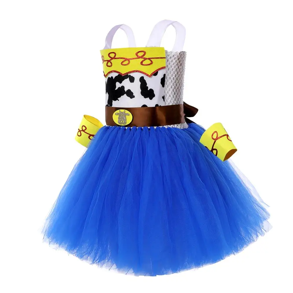 Vintage Cowgirl Dress Children with Bandana Cowboy Hat Easter Birthday Party Dress Up Clothing Cowgirl Costume for Girls 1-10Y