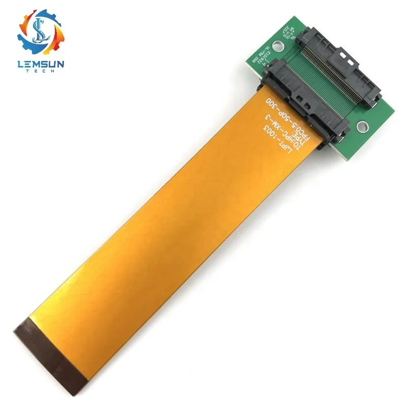 Fast Shipping XAAR ceramic digital printer  xaar  1003 print head yellow connecting line to 1001 card 13cm
