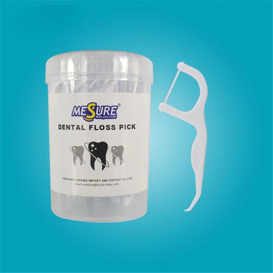 High quality Macromolecule Polyethylene Fiber Stock Wholesale OEM Private Label Bag Dental Floss Pick