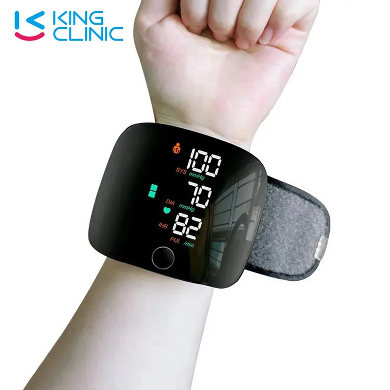Rechargeable Voice Wrist BP Monitor 24 Hour Electronic Digital Wrist Blood Pressure Monitors