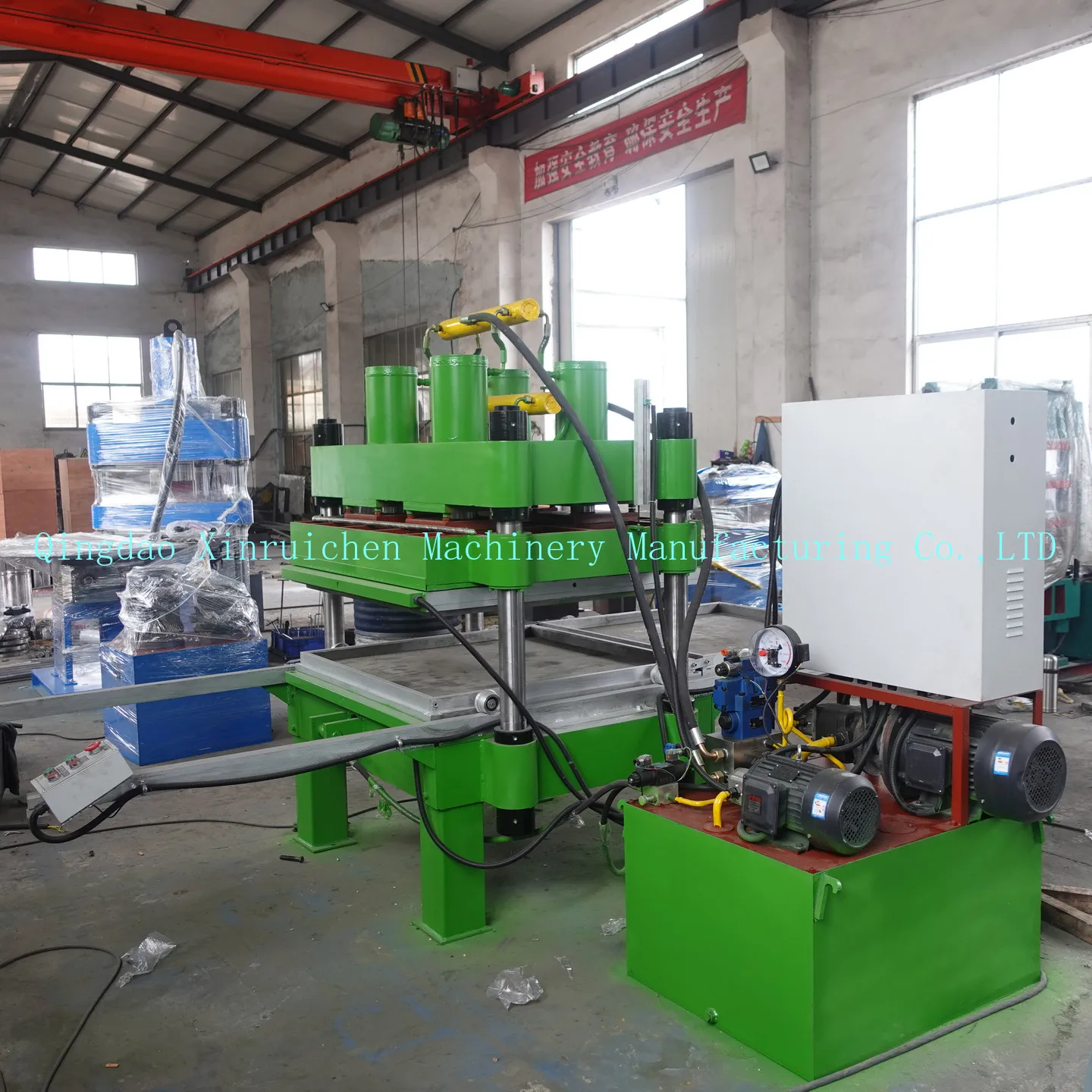 vulcanizing press for gym plates ,rubber-tile-making-machine ,rubber floor tile curing machine