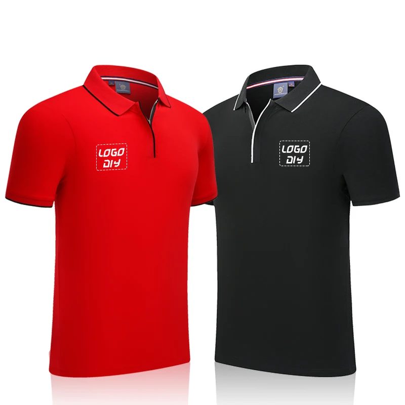 High Quality T shirt Blanks Cotton Korean T shirt Fashion Casual Custom Logo T shirt Polo For Men