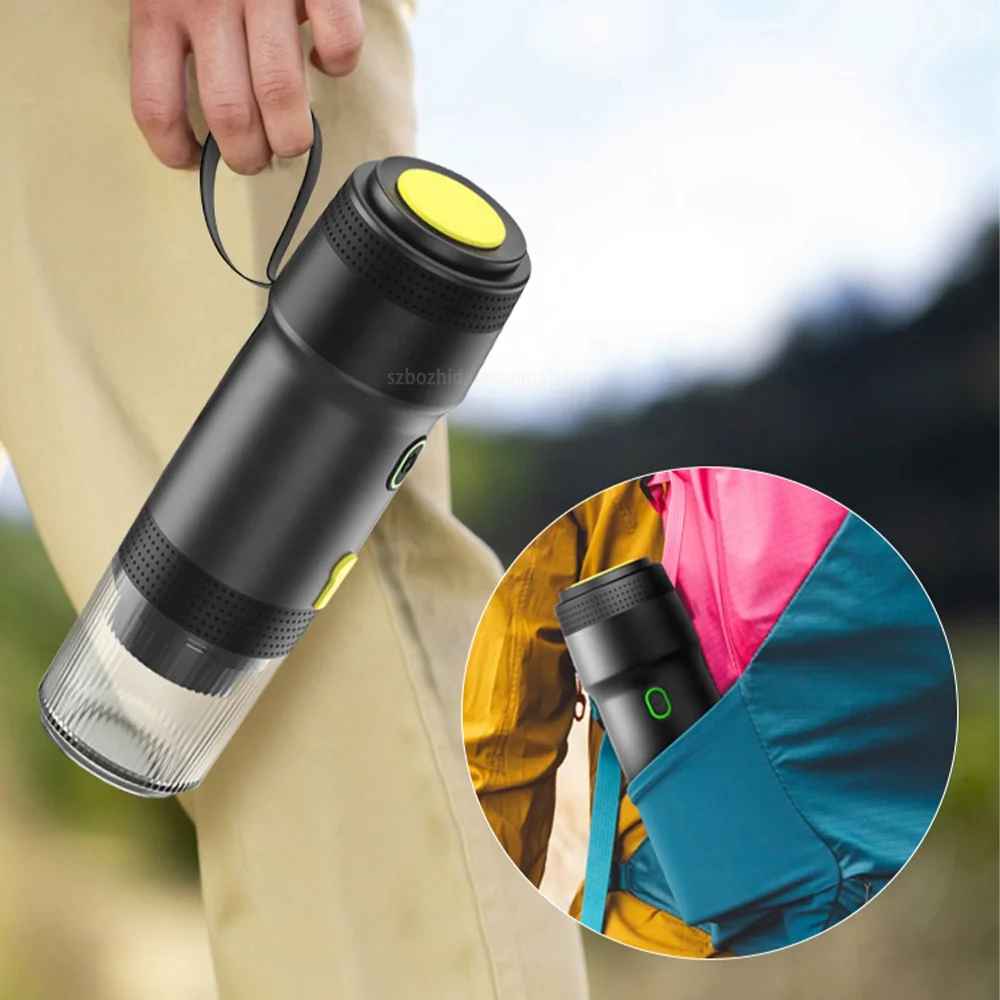 New Design Automatic mini adjustment drip hand coffee bean grinder smart coffee maker for travel