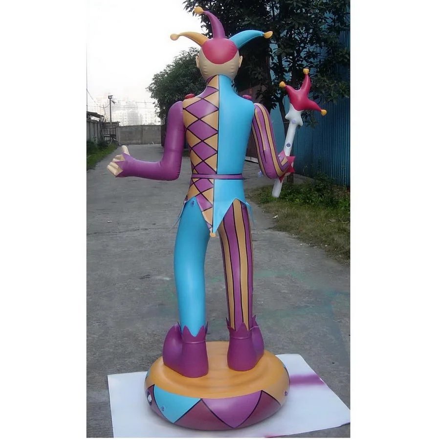 PVC Sealed Inflatable Joker Advertising Inflatable Balloons Even /holiday / Mall / Park / Party Custom Logo Accepted Safe Valve