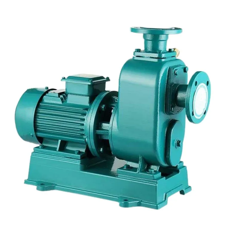 Industrial 380VBZ direct-coupled centrifugal self-priming pump non-clogging self-priming sewage pump