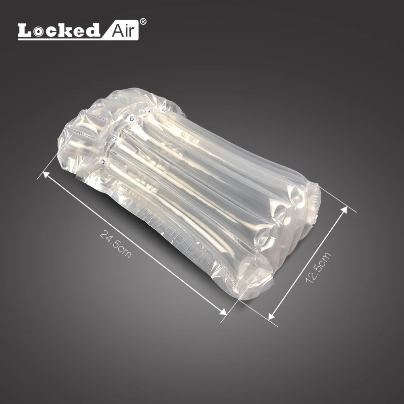 Locked air custom hot selling shockproof cushion air column bag wine bottle protector air bag