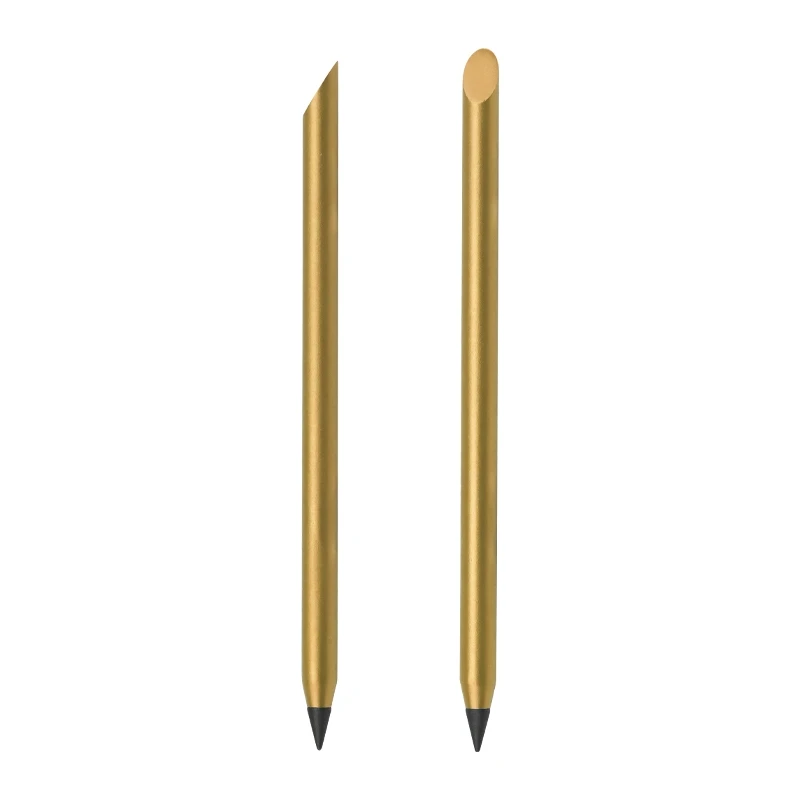 High quality novelty design metal Non-Sharpening durable tip school&office  pencil