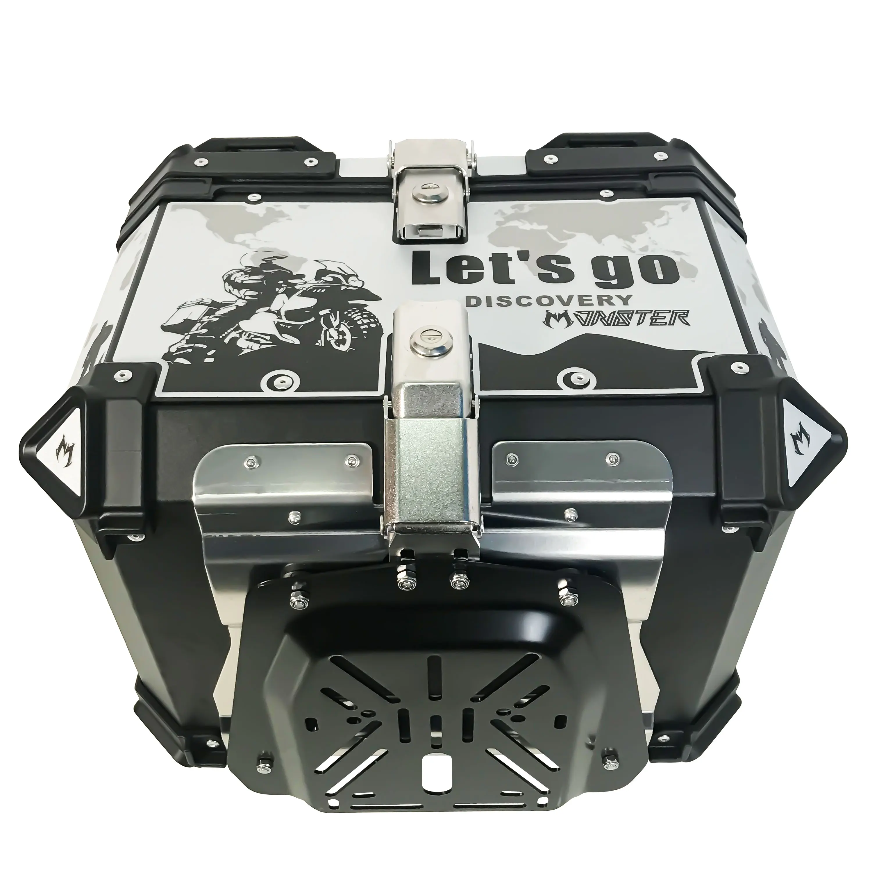OHHO 45L Новый Дизайн мотоциклетная задняя крышка из алюминиевого сплава