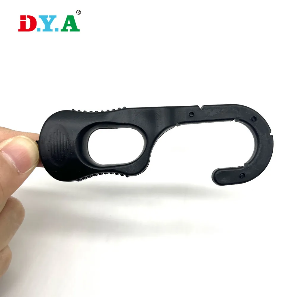 Wholesale 45CM Length Black Luggage Motorcycle Rubber Tie Down Elastic Strap Bungee Cord with Hooks