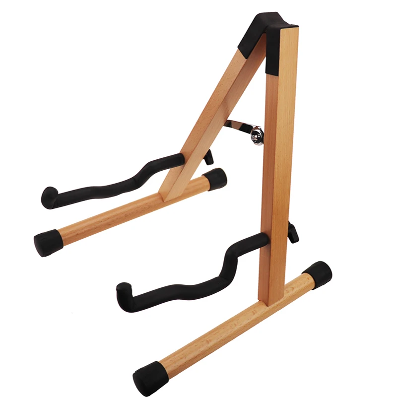 Cheerhas wholesale guitar parts foldable wood electric acoustic guitar stand