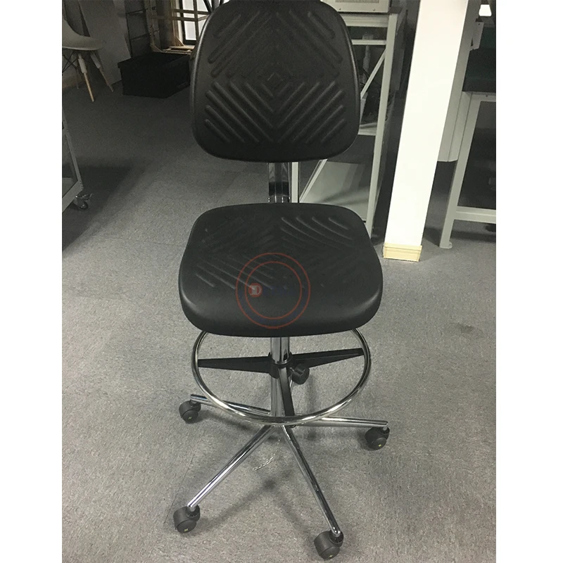 industrial factory chair esd chair with anti static PU working seat and back