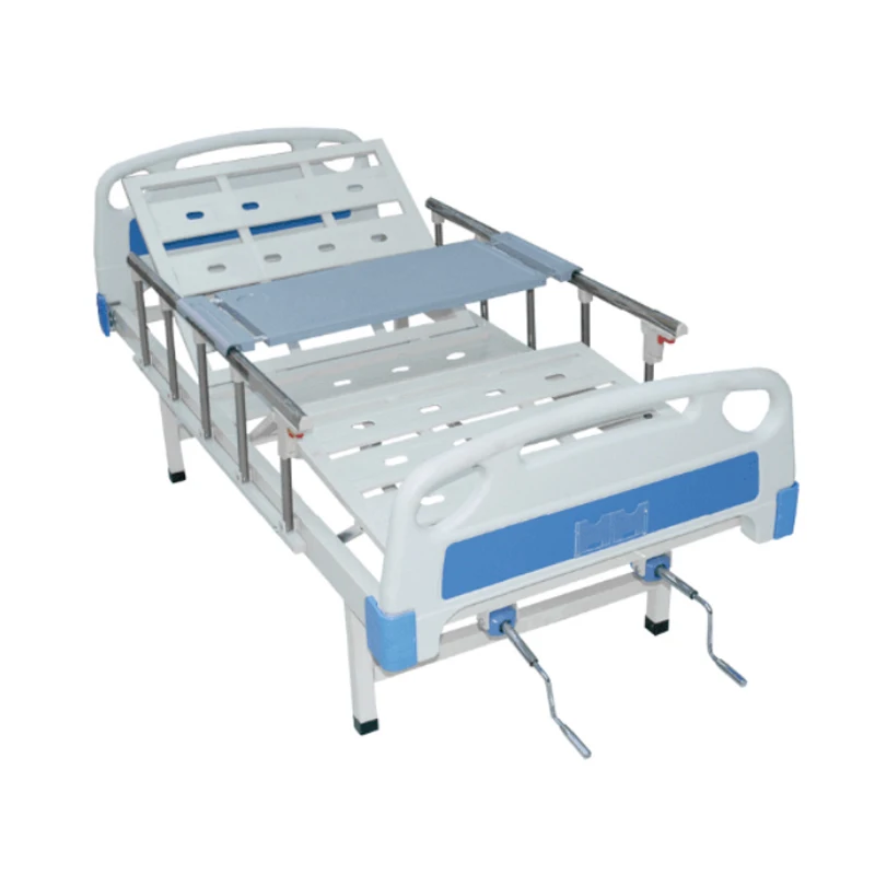 Manufacturers Wholesale Cheap Manual Medical Bed 2 Crank Two Function Treatment Bed Hospital Nursing Bed