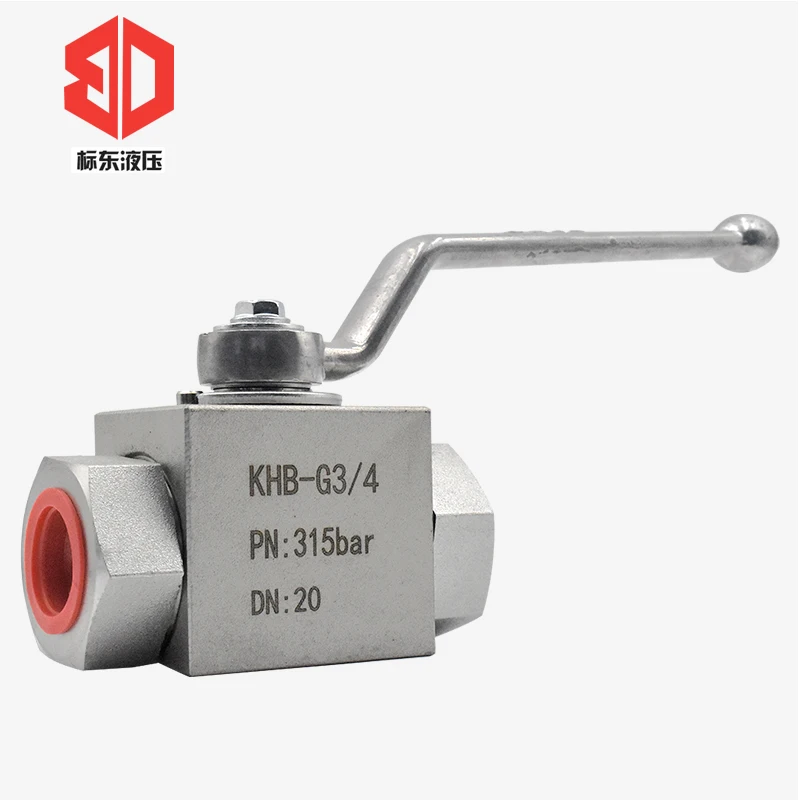 Factory Direct Sales   female thread  ball valve galvanized carbon steel  BKH-NPT1 hydraulic ball valve