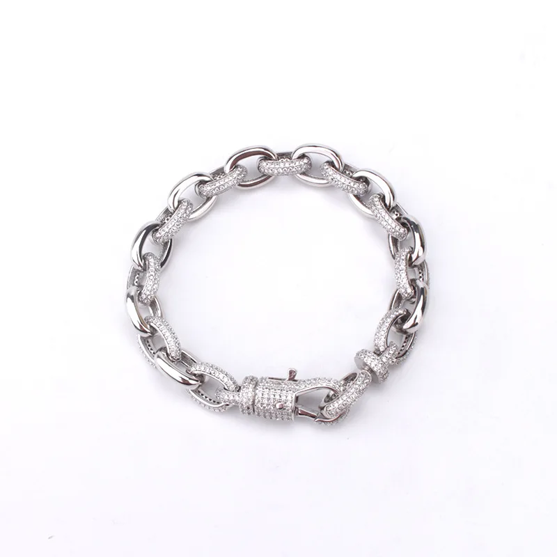 Simple Design Motorcycle Gold Hand Chain Bracelets And Bangles For Men