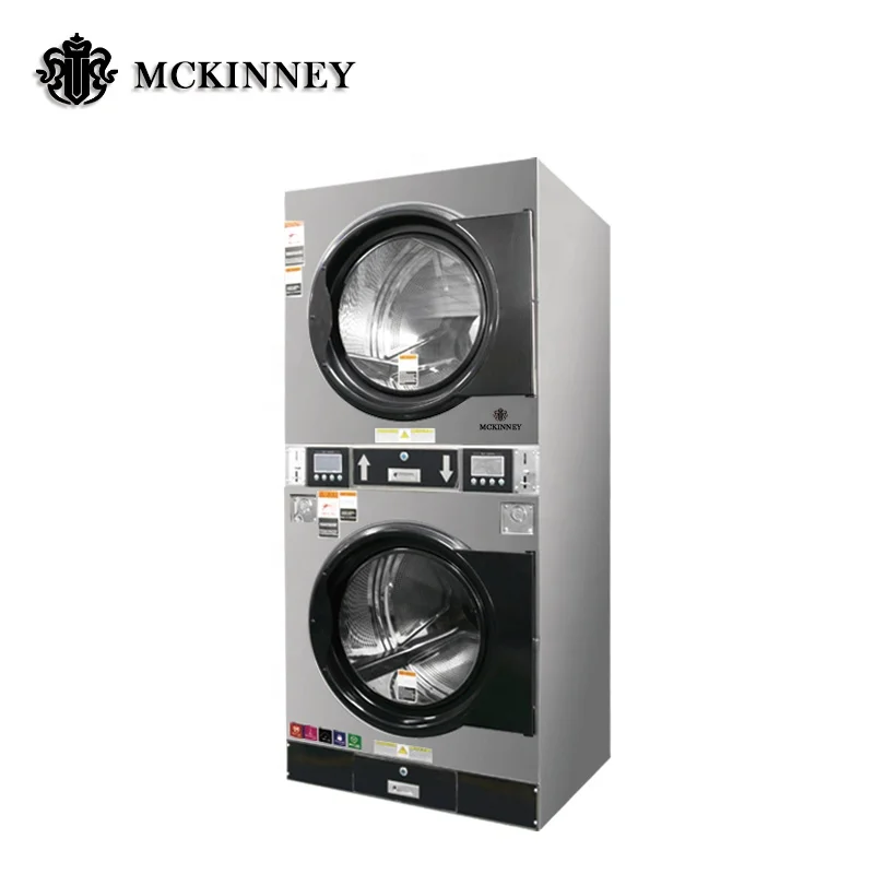 Factory hot sale coin vending laundry 9kg washing machine comb with price