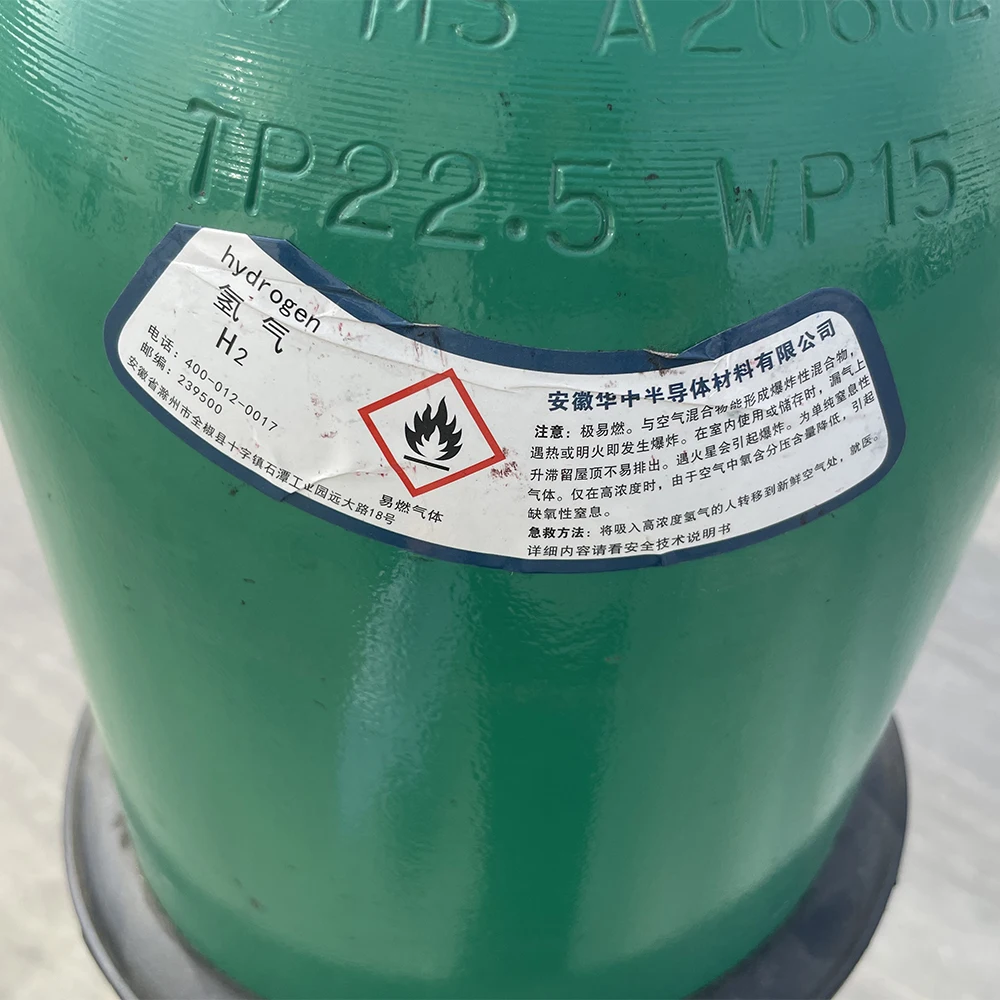 Economical Electron Grade 40L 4N 99.99% 1333-74-0 Hydrogen Gas