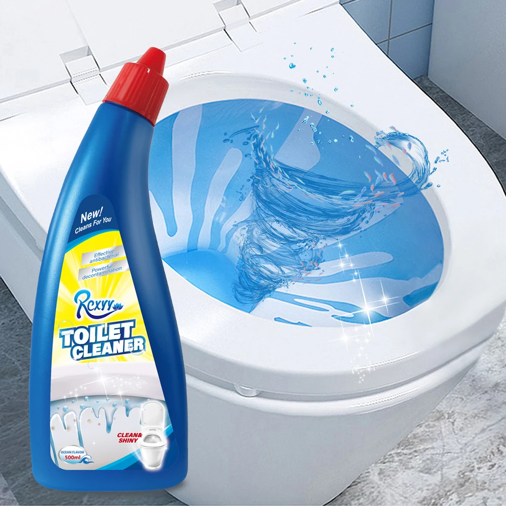 factory wholesale eco friendly liquid 500ml toilet cleaner detergent for household