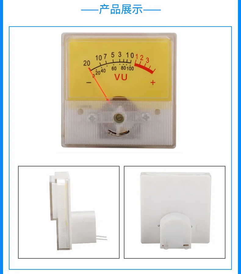 Db Peak Power Kit 100Mm Analg Big Out Music Spectrum Indicator Mixer 19 Meters Analog For Amplifier Profesional Audio Vu Meter