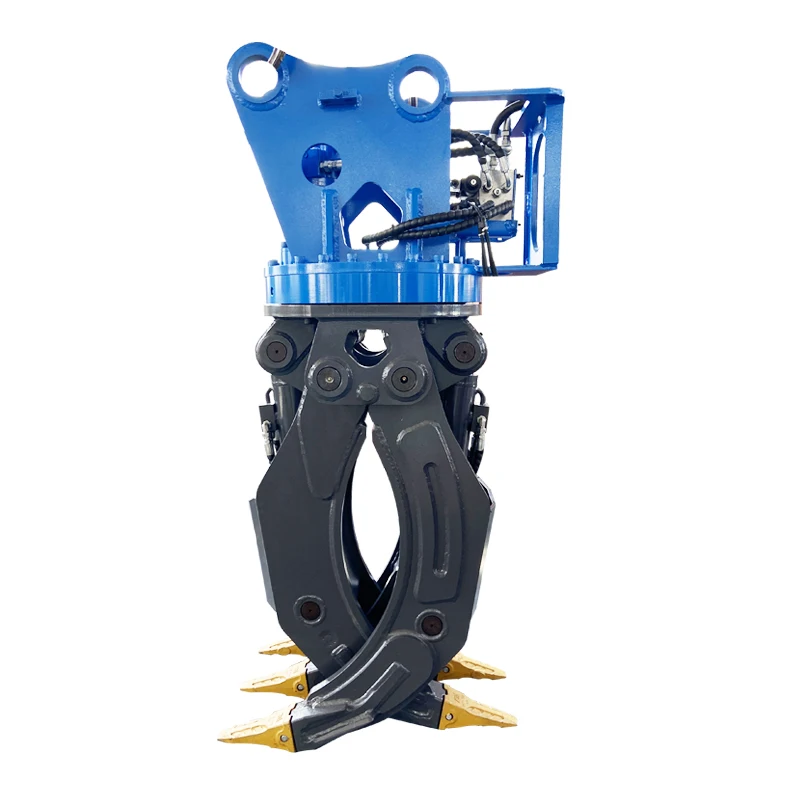 Factory Direct Selling Forestry Machinery Hydraulic Excavator Rotating Log grapple