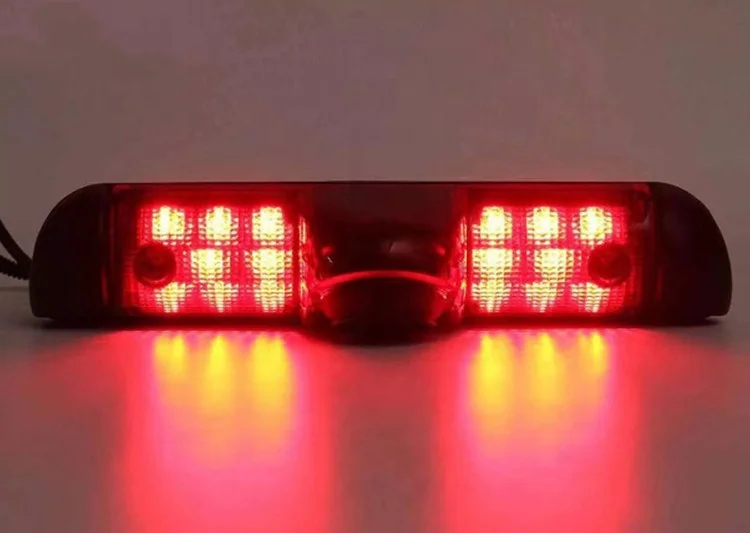 Wide angle waterproof car rear view reverse camera 3rd brake light camera for fiat ducato peugeot boxer citroen jumper