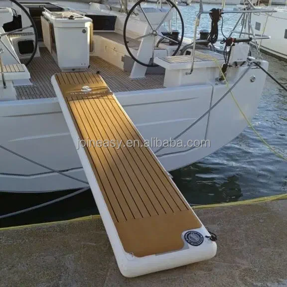 Factory Price Jet Ski Dock Pontoon Island Platform Inflatable Floating Yacht Dock Platform For Boat