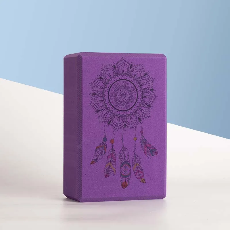 
EVA foam yoga block custom printed foam yoga block eco recycled non toxic 