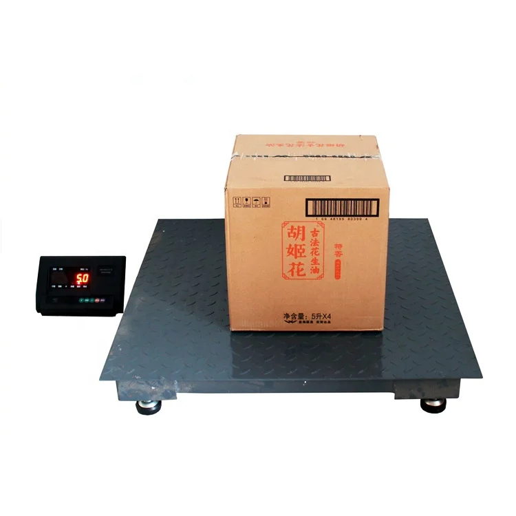 The SCS electronic platform scale can be used on farms to weigh live pigs and cows or other heavy objects with lcd display meter