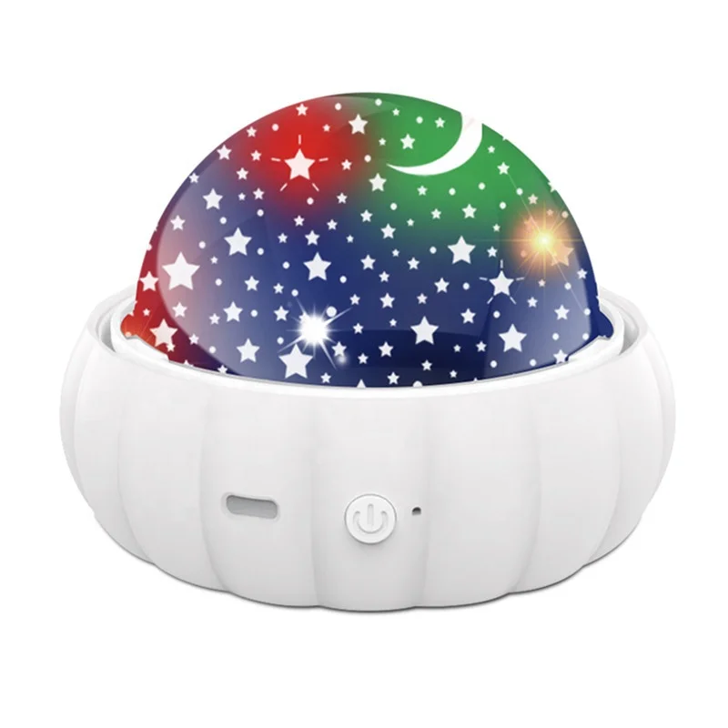 Lonvel Starry Sky Projector Night Light Child Moon Mode Style Star Night Light Romantic Projection Table Lamp For Kids Gift