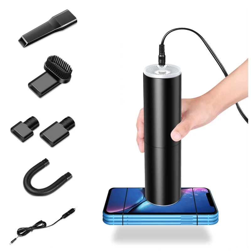 Автомобильный мини-пылесос, 12 В, портативный Проводной ручной автомобильный пылесос 120 Вт для очистки салона автомобиля