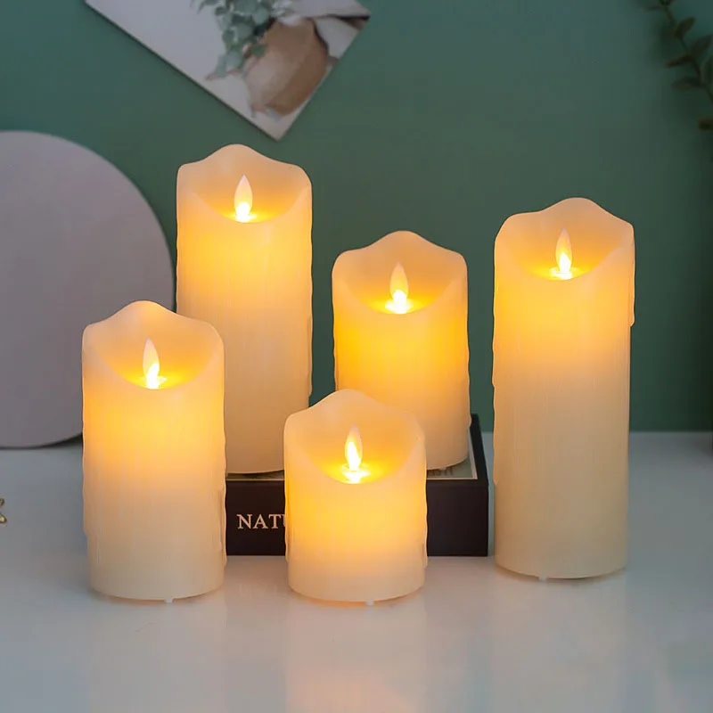 Lights Simulation Paraffin Swing Bar Wedding Leads Candlelight Concert LED Electronic Candle