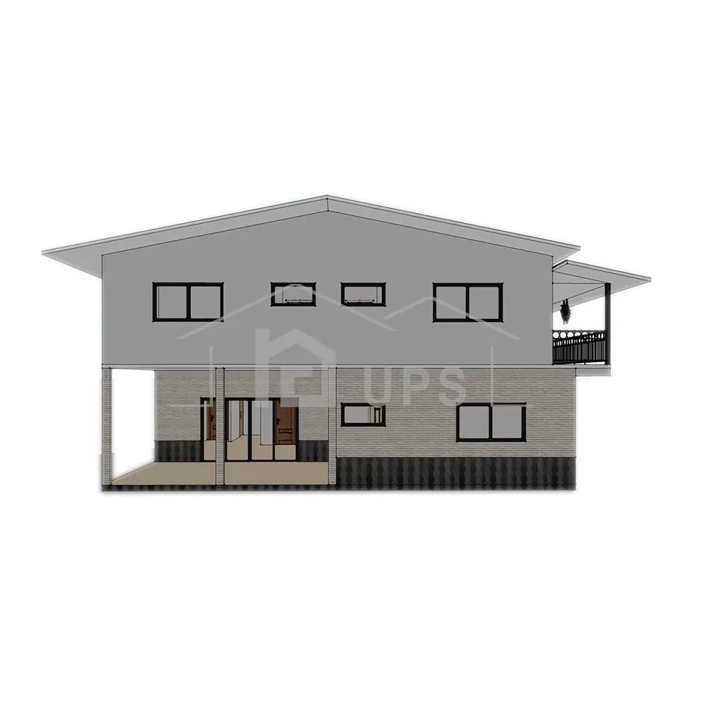 UPS 2 Story Pre Assembled House Modern Prefab Resort Villa Factory Price Supplier
