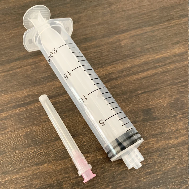 Plastic Sample Injector Pipette Disposable Luer Lock Aseptic Sterile Syringe with Needle for Single Use