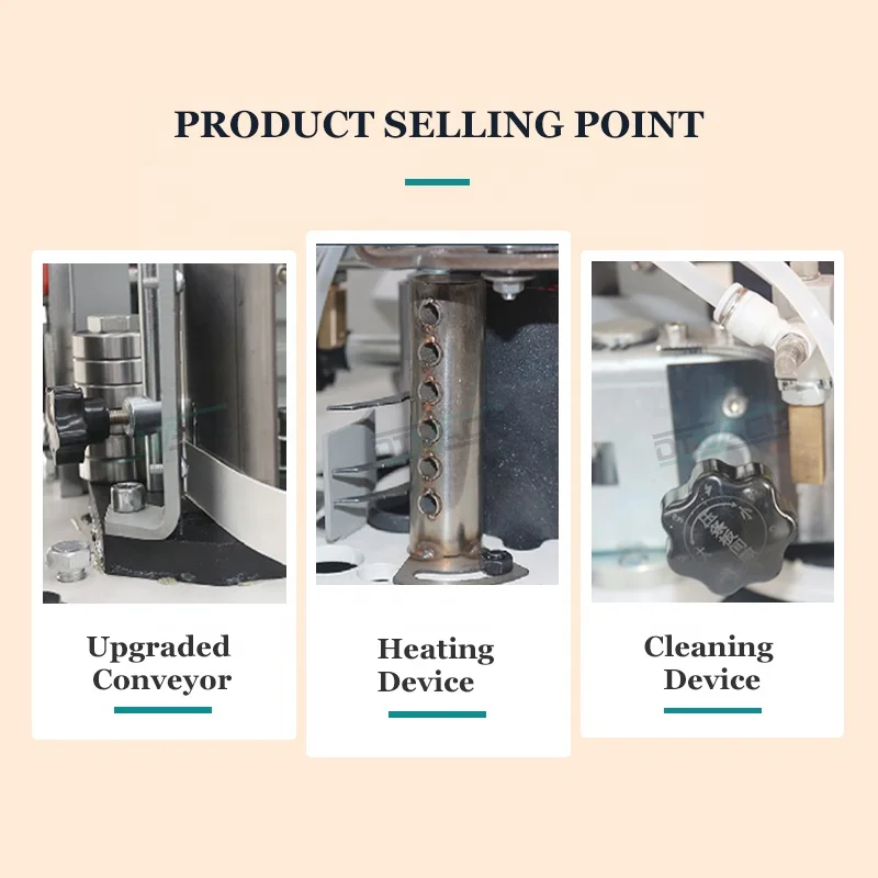 DTMACH semi automatic pvc chipboard edge banding machine round automatic single sided edge banding machine