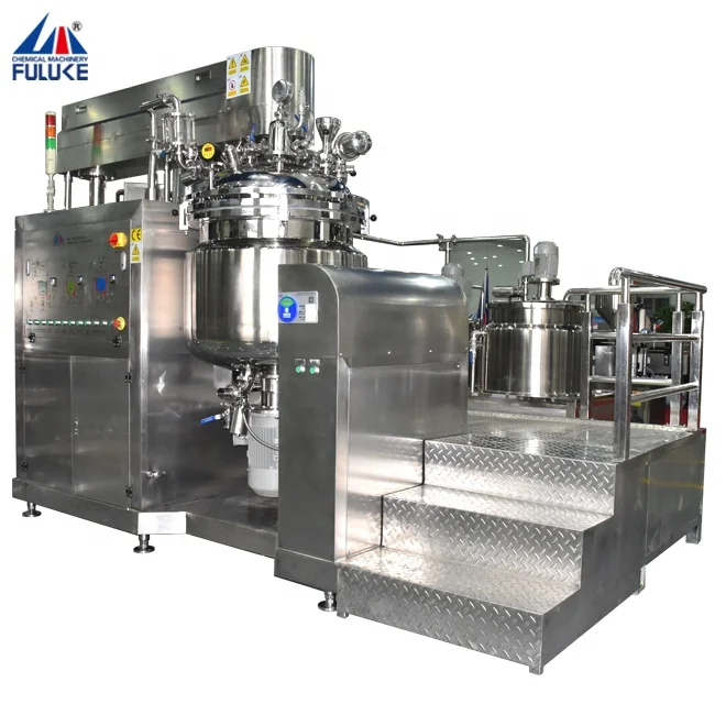 100L 200L 300L 500L 1000L Vacuum Emulsifying mixing manufacturing machines, Baby Cream Mixing Equipments