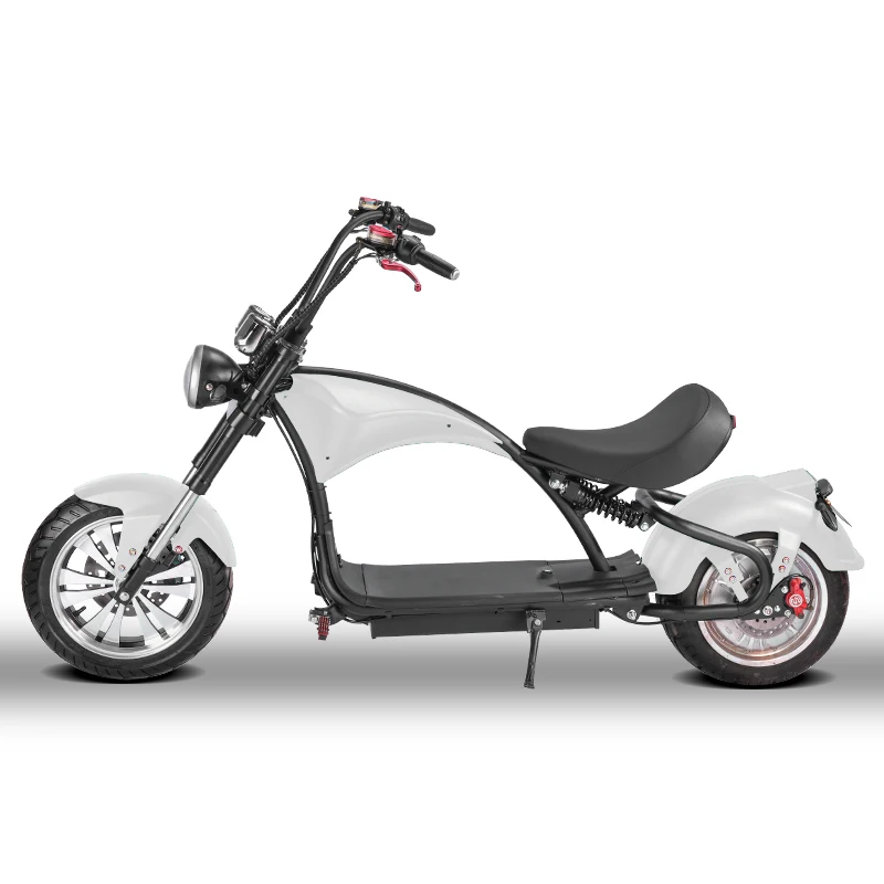 Factory Direct 2000W 12inch Fat Tire City coco M1p Chopper Motorcycle Style Electric Moped Citycoco Scooter for Adults