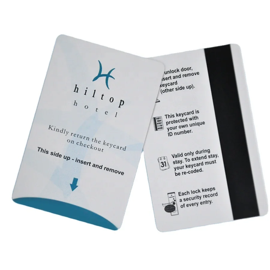 Best-selling Smart NFC Card Door Lock Card 13.56Mhz Contactless Access Control RFID Hotel Key Card