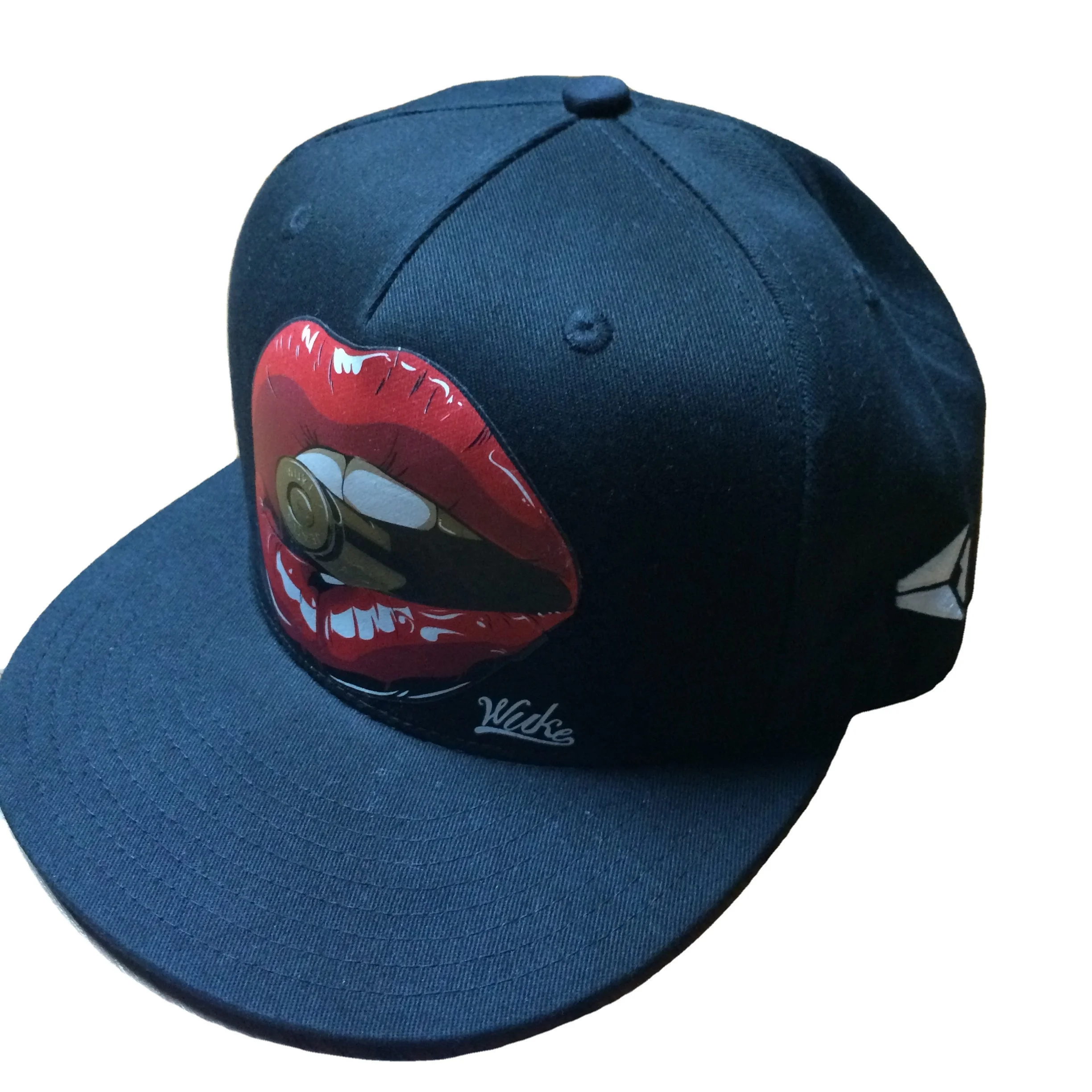 Custom snapback cap with NICE quality Big Bird embroidered logo on front and bill