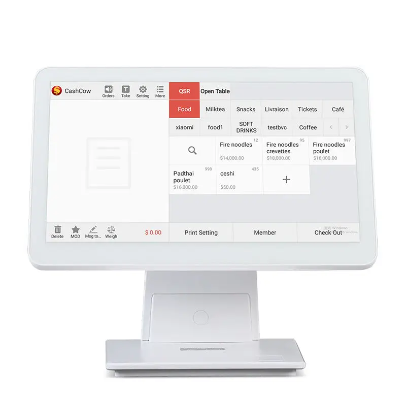 POS manufacturer touch screen monitors restaurant pos