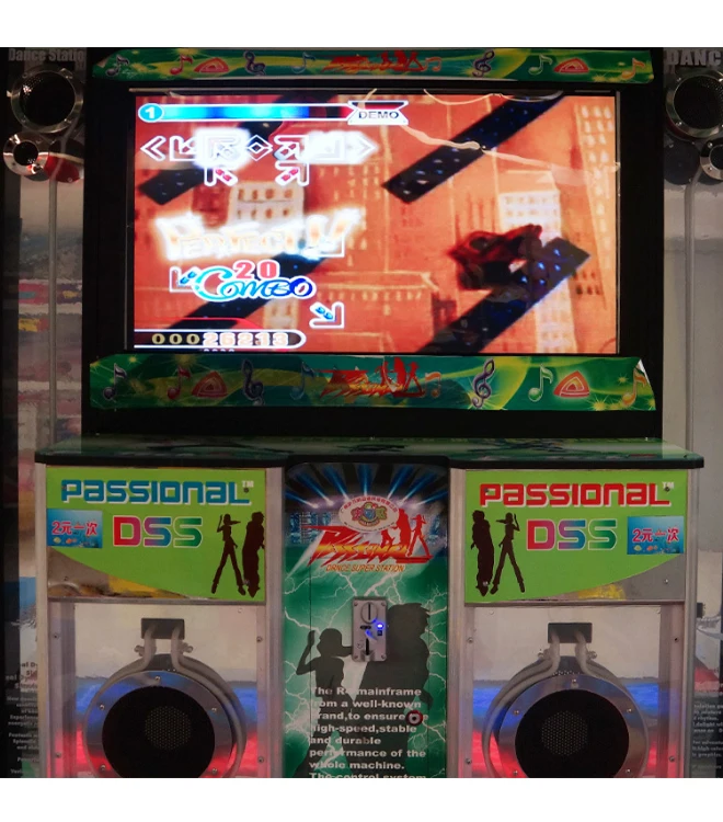 2 Players Play Arcade Super dance  stationarcade game Machine Music Rhythm Dance Revolution Arcade Machine For Sale