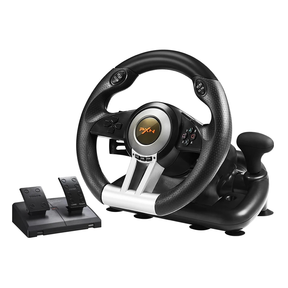 
PXN V3II Wired USB Gaming Racing Wheel, Gaming Controls PC for Racing Games on Sale 
